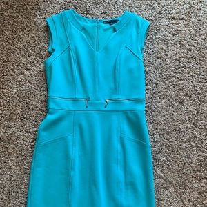 Blue zipper Antonio Melanie dress